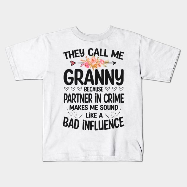 Granny - they call me Granny Kids T-Shirt by Bagshaw Gravity